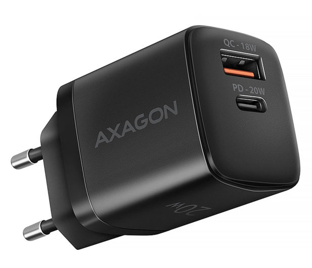Axagon ACU-PQ20, 20W, 2x port, PD3.0/PPS/QC4+/AFC/Apple - 1353455 - zdjęcie
